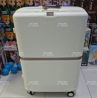 春節限量買一送禮 Samsonite MINTER IVORY 25吋 流金箱 中型托運箱 象牙白色 搵喼More易