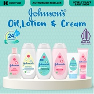 Johnson's Baby Oil | Lotion Milk Rice Lotion, CottonTouch, Bedtime, Regular Moisturizing Baby Skin | Baby Massage Oil
