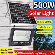 500W Solar Light Smart Remote Control Solar LED Outdoor Spotlight Panel Sensor