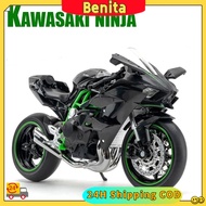 1:18 Simulation Miniature Motorcycle Model Die-cast Kawasaki H2R Miniature Ninja Motorcycle Ninja H2
