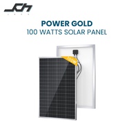 Solar Panel 100 Watts (POWER GOLD) - Mono Crystalline Solar Panel for Maximum Efficacy and Savings J