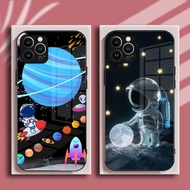 Astronaut Starry sky Universe Cartoon For Samsung S25 S24 S23 FE S22 S21 S20 S10 S9 S8 S7 S10e Ultra