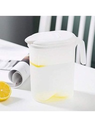 1個2.0升大水壺,冷飲水壺,帶有蓋子,玻璃燒瓶,冰紅茶水壺,適用於熱冷水,冰紅茶和咖啡