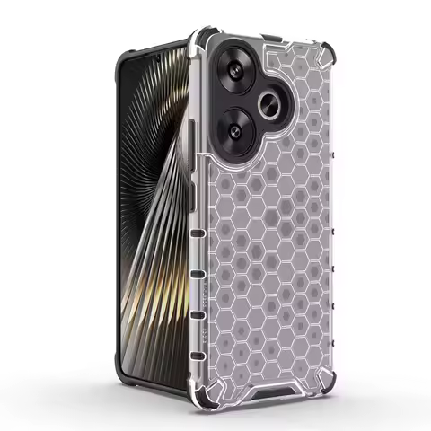 For Xiaomi Poco F6 Case For Poco F6 Cover Shockproof Honeycomb Hard PC Protection Bumper Case For Xi