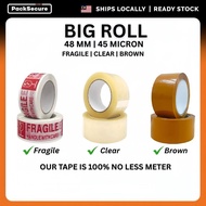 Opp Tape 48mm x 180Y Fragile Packing Cellophane 胶纸 Cellotape Salotape Transparent Clear Fragile