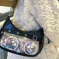 New Japanese Gothic Dark-themed Pain Bag Large-capacity Shoulder Crossbody Bag