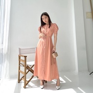 Madison Satin Dress / Dress Pesta / Casual Korean Dress