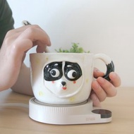 【陶瓷杯】瓷器杯 黑吉娃娃杯 動物杯 馬克杯400ml