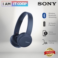 【One year warranty】Sony WH-CH510 Wireless Bluetooth 5.0 & Mic for Phone-Call