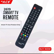 ACE Tv Remote Control for Smart TV (2019 Model) Code 2619-UNR0ACE1