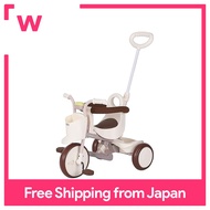 M&M iimo tricycle iimo01 gentle white 1061 kajikiri push stick free pedal from 1.5 years old M&M M&M