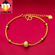18k gold pawnable saudi gold original Cat's eye bracelet for women gift