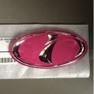 Direct from Japan SUBRU IMPREZA WRX STI Pink I front grill emblem OEM JDM RHD