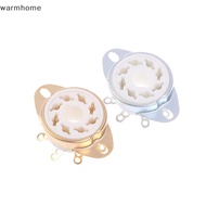 WHE 1Pc 8Pin GZC8-Y-6 Octal Tube Soet Ceramic Valve Base Ja For KT88/6550/EL34/6P6P/6V6/6N8P/6SN7 Au