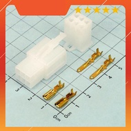 [3 Pieces]- 2.8mm 6-Pin Motorcycle Connector Set with Wire Stapler IoT Maker 90 IoT Maker 90