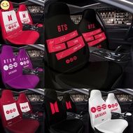 BTs 2 Piece Auto Interior Accessories Car Front Seat Covers Dustproof Ultra-Soft Universal