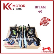 (HLY ) YAMAHA Y125 Y125ZR 125ZR COVERSET COVER SET BODY COVER HITAM 46 / 46 HITAM