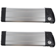 2X Electric Bike 36V/48V Large Capacity Battery Case 18650 Holder Case E-Bike Accessories Lotus Head