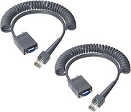 (2PCS) 16.4ft RJ45 to RS232 Cable Barcode Scanner Cable RJ45 for Motorola/Symbol/Zebra DS2208 Cable 