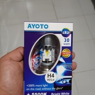Lampu Led Ayoto H4 M4A 2 sisi 30 watt Motor