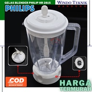 GELAS BELENDER PHILIP HR 2815 | GELAS BLENDER PHILIP SET SERI HR 2815 SET | GELAS SET SERI HR 2815