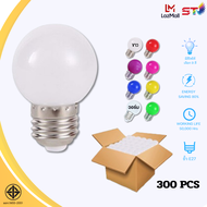 หลอดไฟ ปิงปอง ยกลัง/คละสี/หลอดใส LED 3W E27 หลอดปิงปอง ราคาพิเศษสุดๆ ขั้วมาตรฐาน E27 หลอดไฟอีเวนท์ ห