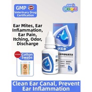 CHZK | Ear Mite Cleaner For Pets Antibacterial Otic Drops