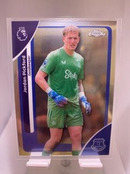 Jordan Pickford #84 - Everton, 英超球員卡 Topps Chrome Premier League 25-26