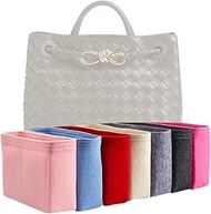 Xoppia Bag Organizer compatible with Bottega Veneta Small Andiamo Bag. Felt Insert Liner for Women H