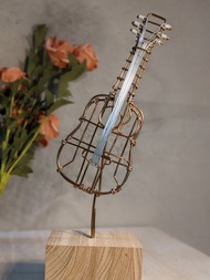 Wire lover 臺灣手作鋁線職人中型擺飾木吉他Guitar、客製