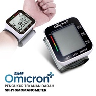 Alat Ukur Pengukur Tekanan Tensi Darah Digital TaffOmicron Tensimeter Blood Pressure Monitor Bandung