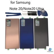 Premium Replacement Back Cover for Samsung Note 20/Note20 Ultra with Tools - Battery Door Housing Glass Panel+Tools