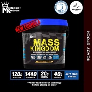 Mass Kingdom Muscle Kingdom 12 lbs/5.4 kg - Mass Gainer Protein,  Weight Gainer