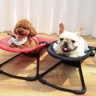 [Pet Rocking Chair] Pet Rocking Chair Dog Cat Rocking Chair Adjustable Pet Bed Foldable French Fighting Teddy cxb