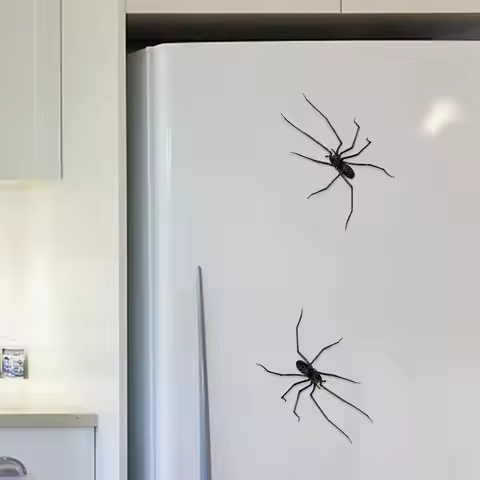 Spooky Big Spider Fridge Magnet Funny Scary Prank Magnetic Decor 1Pcs for Kitchen Spooky Season Home