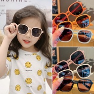 Children Sunglasses Girls Boys Sunglasses Trendy Cool Girls Baby Fashion Silicone Glasses Sunscreen 