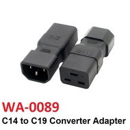 WA-0089 IEC320 C14 to C19 PDU Converter Power Adapter