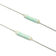 10pcs Thermal Fuse 131C 131 Celsius Degree TF Cutoff 2A 250V SM126A0 SM126A1 Axial Lead Links SM Ser