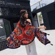 Khăn Choàng Đi Biển Khăn Quàng Cổ Boho Họa Tiết Nhiều Màu Sắc Chất Liệu Cotton Thời Trang Sang Trọng