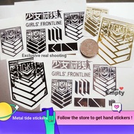 [Sticker 2025] Girls Frontline ump45 Game Merchandise hk416 Notebook Phone Case Earphone Water Elast