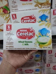 CERELAC WHEAT BANANA and MILK 120g.