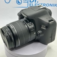 Piguna- Kamera DSLR EOS Canon 1300D + 18-55 IS WiFi - Rebel T6 Like NEW Second Baru 1200d 4000d 3000