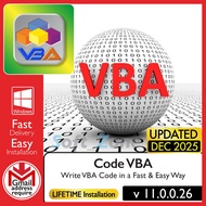 Code VBA 11.0.0.26 - Write VBA Code in a Fast & Easy Way | Windows - SOFTWARE