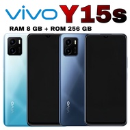 Vivo Y15s Ram8GB Rom256GB ขนาดจอ 6.51 นิ้ว แบตเตอรี่ 5000mAh  หน่วยประมวลผล Mediatek : Helio P35 Octa Core พร้อมชาร์จไว 10W Android 11 ของแถมครบชุดฟรี