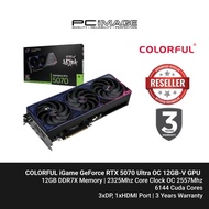 Colorful iGame GeForce RTX 5070 Ultra OC 12GB-V Graphics Card 3 YW