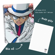 XO A5 Anime Spring Notebook, Conan Notebook