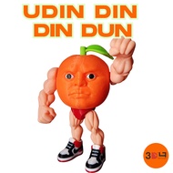 Udin Din Dun Viral Figure Toys Anomali Brainrot 3D Articulated Toys