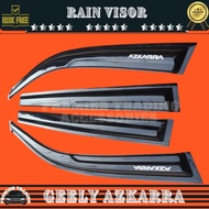 Rain Visor Geely Azkarra Window Guard Mugen Sundeflector