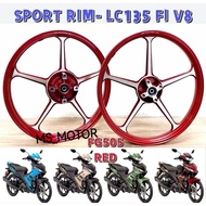 LC135 FI V8 SPORT RIM FG505 CNC COLOUR RED BLUE BLACK ORANGE LC135 FUEL INJECTION SP522 SP511 4 BATA