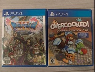 PS4 遊戲 - 勇者鬥惡龍XI + Overcooked!